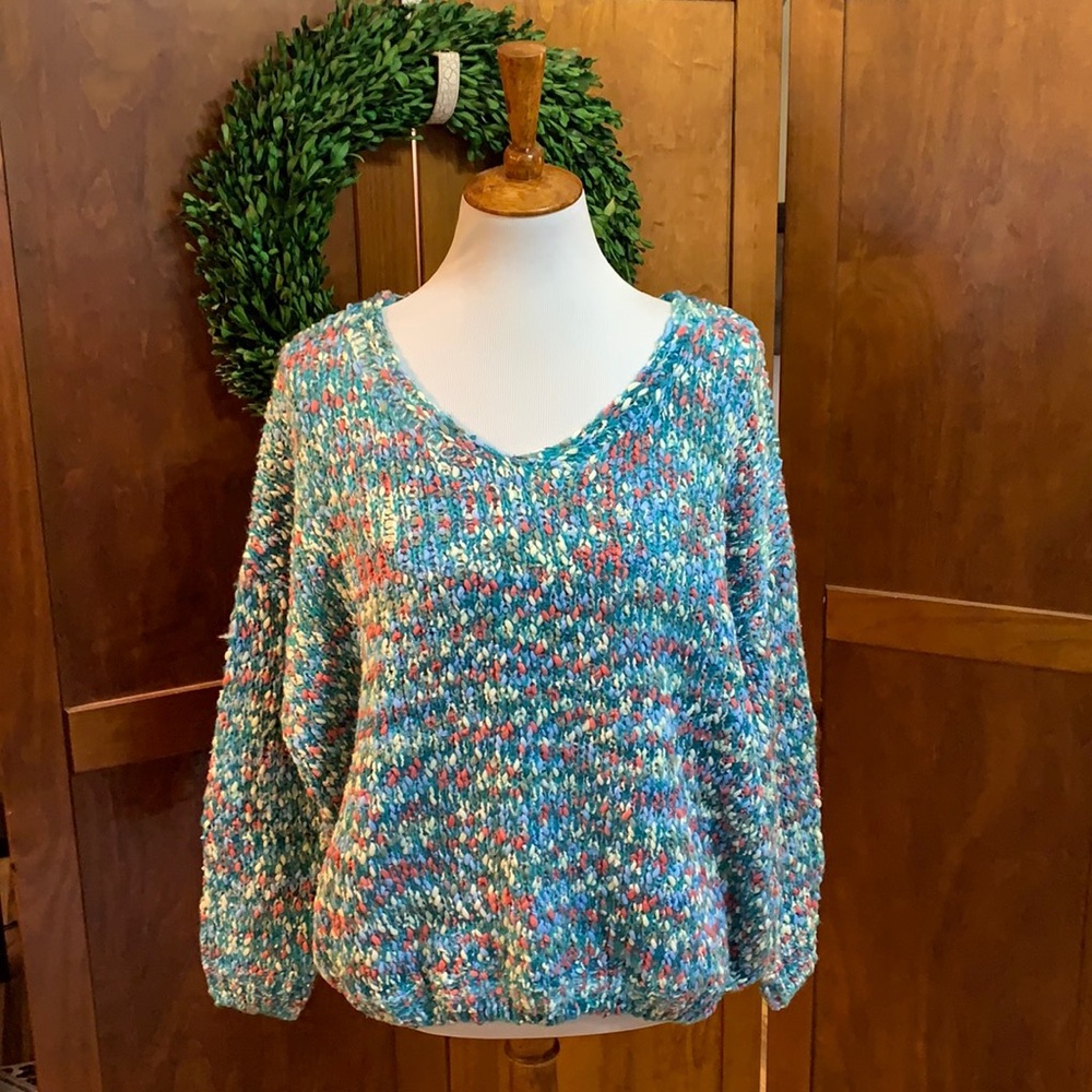 On The Road Multi-Color Sweater. Women’s Small/Medium